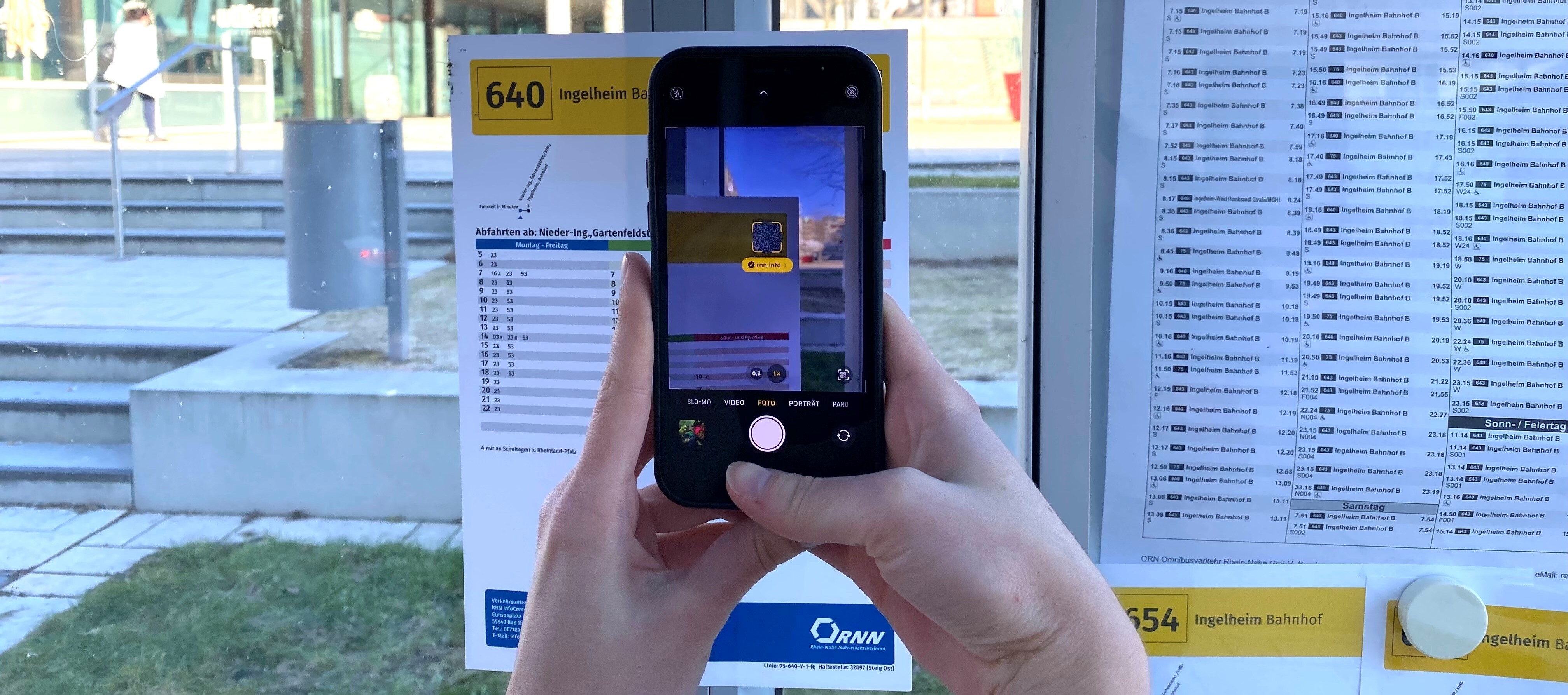 KRN-Busfahrpläne nun mit QR-Code