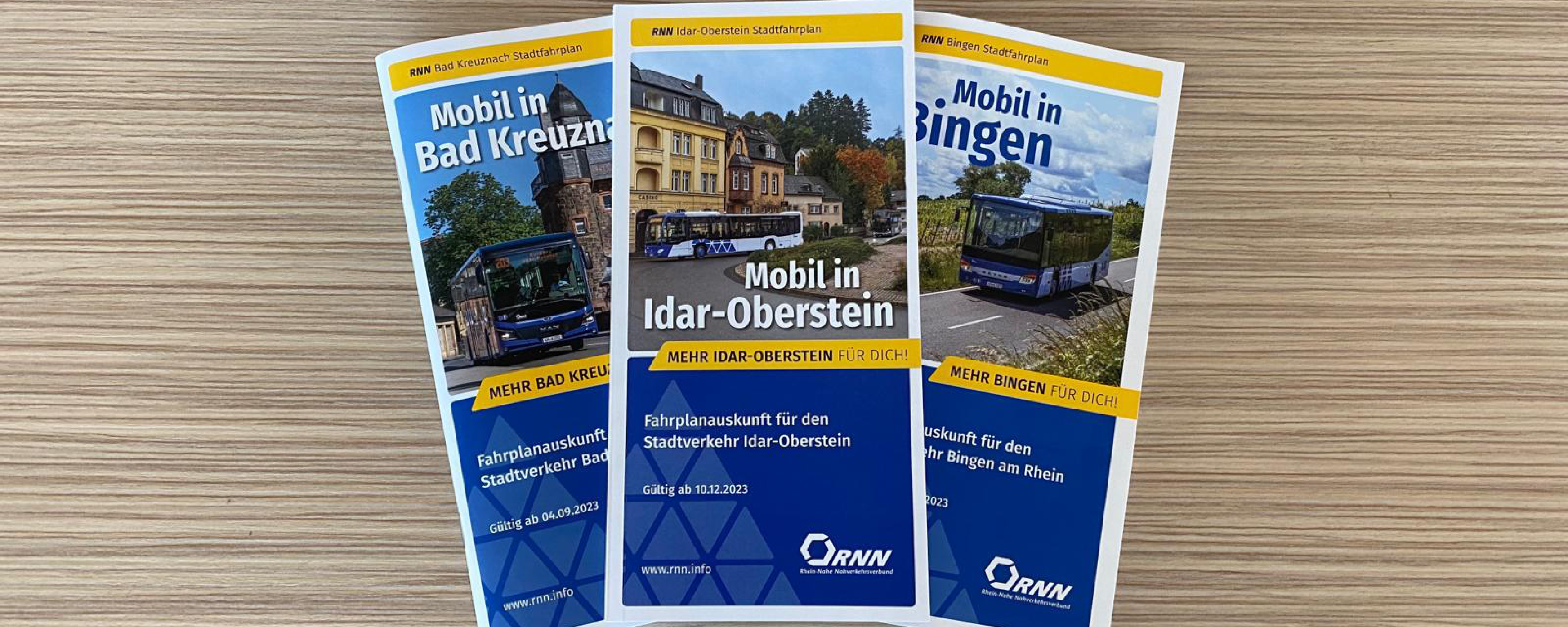 Fahrplanheft für Idar-Oberstein