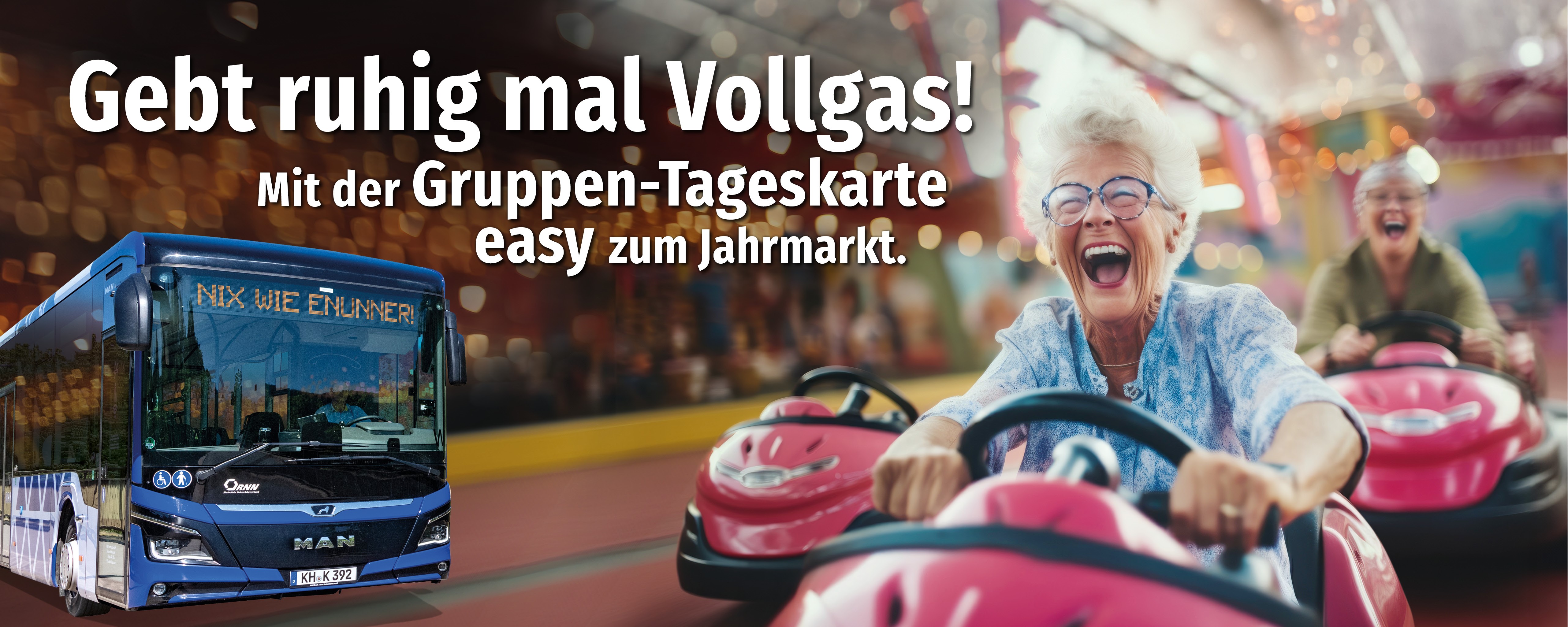 Dein Jahrmarkt-Erlebnis mit der RNN Gruppen-Tageskarte!